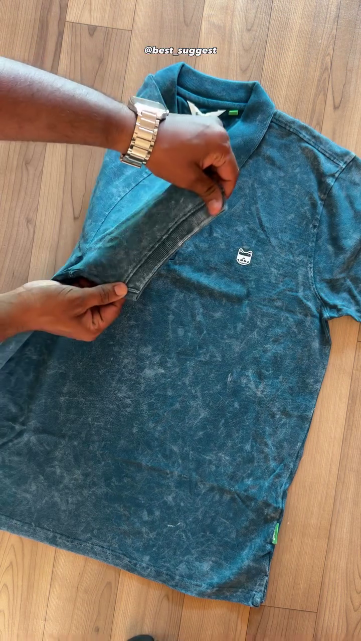 Men's Slim Fit Polyester Sporty Print Athleisure Polo T-Shirt with Half Sleeve, Moisture Wicking and Quick Dry - Image 6