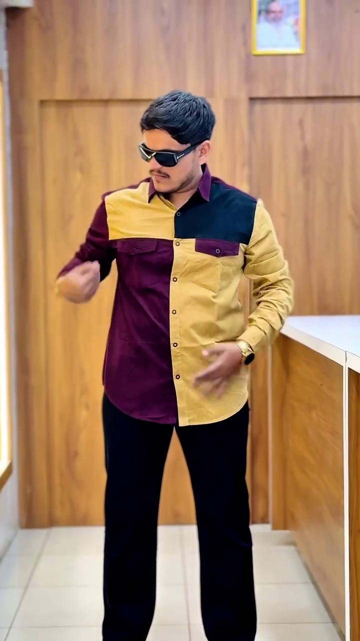 Men Black Slim Fit Opaque Colourblocked Casual Shirt - Image 5