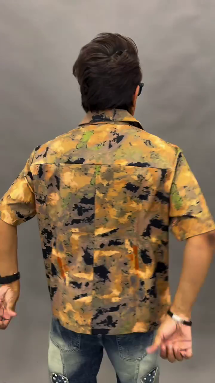 Men Original Opaque Printed Casual Shirt - Image 3