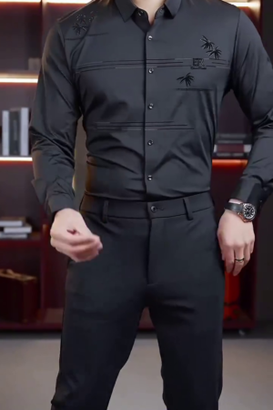 Men Straight Party Shirt