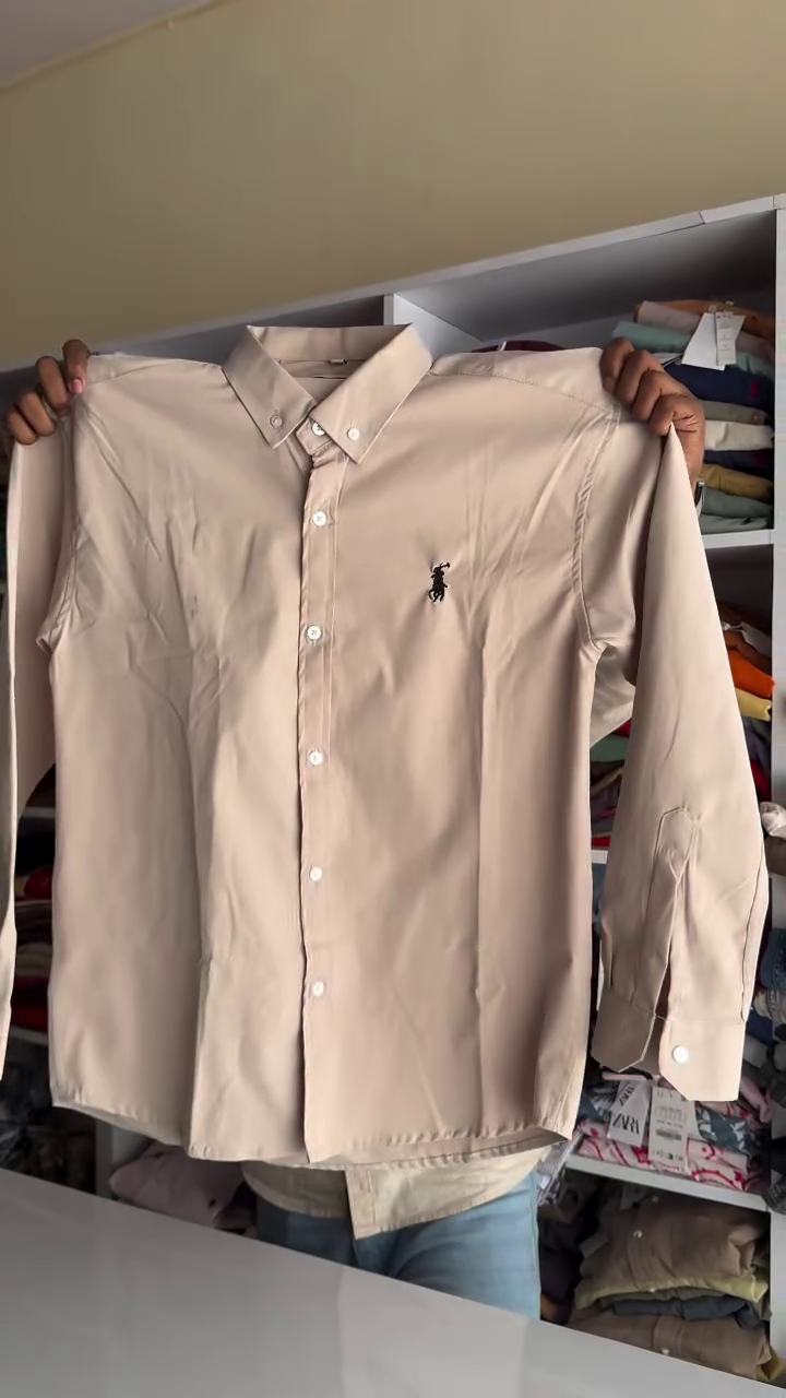 Classic Slim Fit Button Down Collar Twill Weave Casual Shirt - Image 6