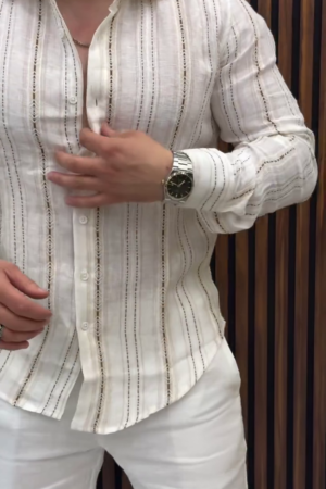 Men Striped Casual Shirt