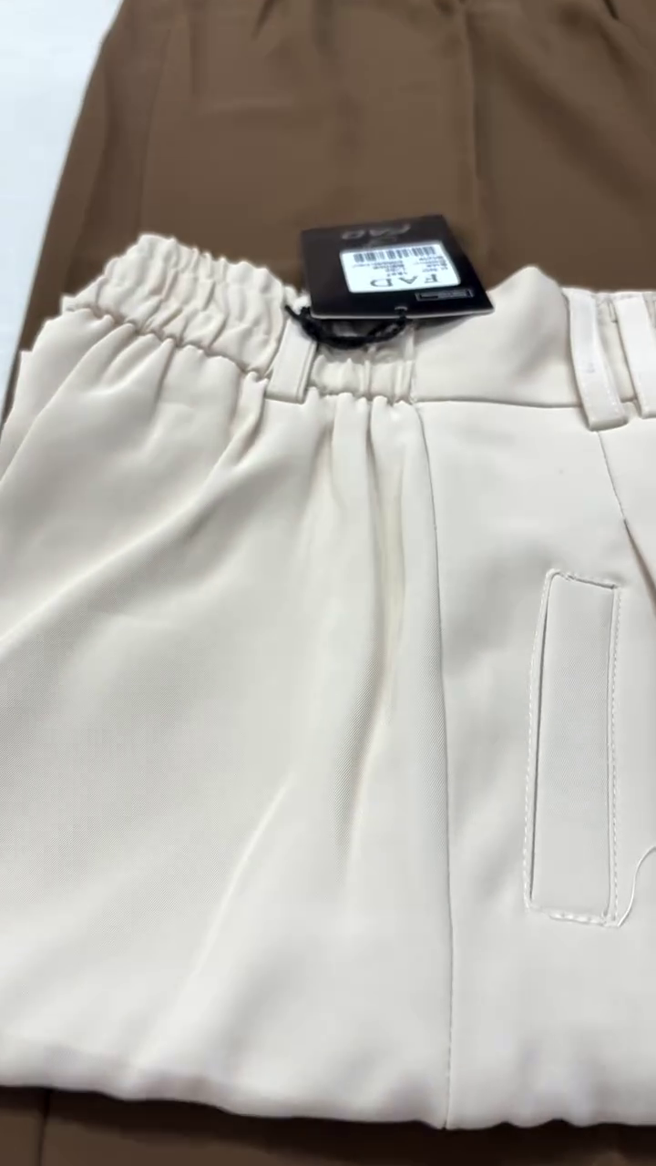 Women Smart Straight Fit High-Rise Easy Wash Pleated Korean Pants - Image 7