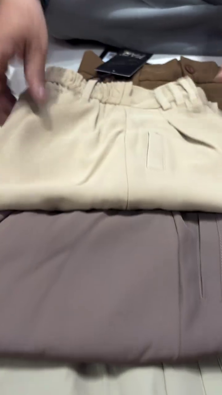 Women Smart Straight Fit High-Rise Easy Wash Pleated Korean Pants - Image 3