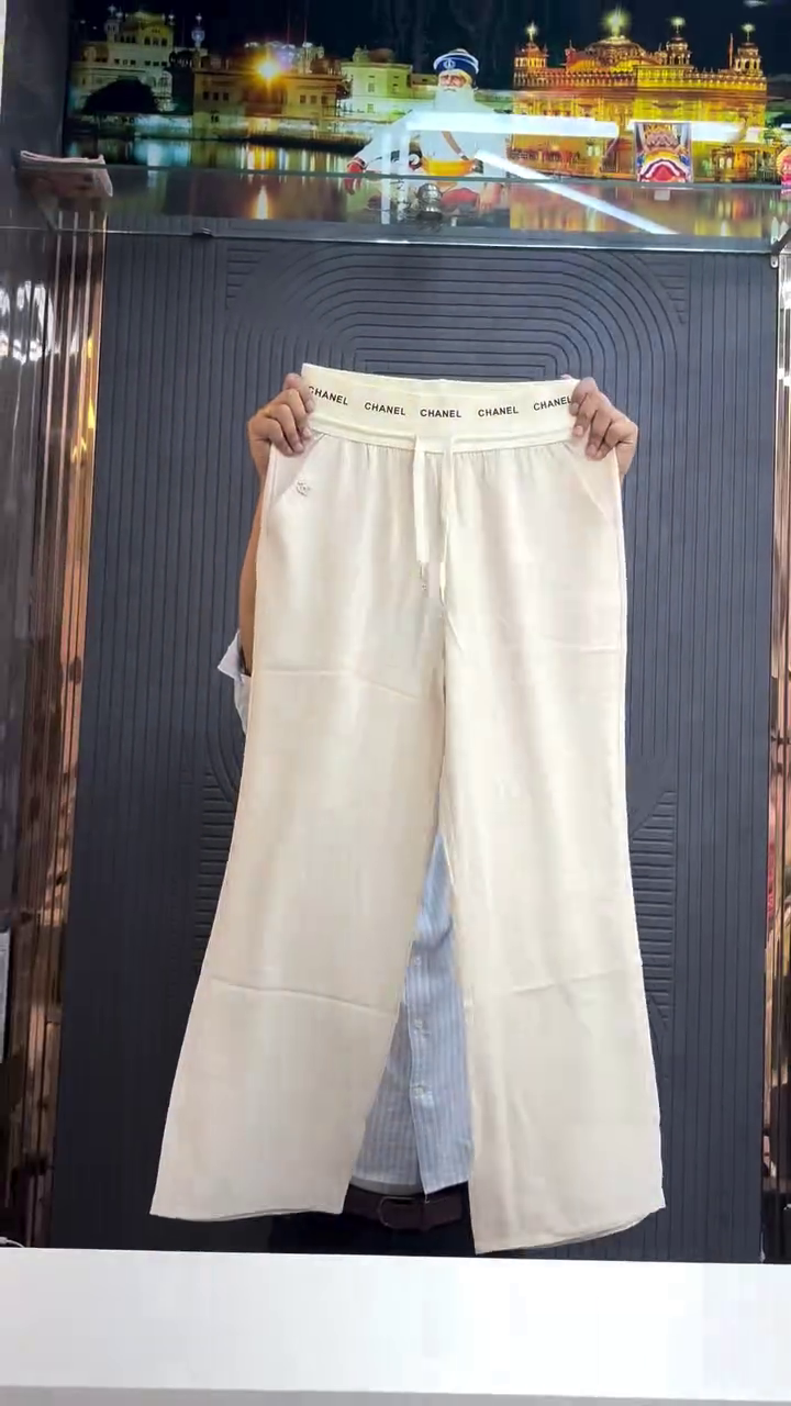 Nylon drawstring trousers - Image 6