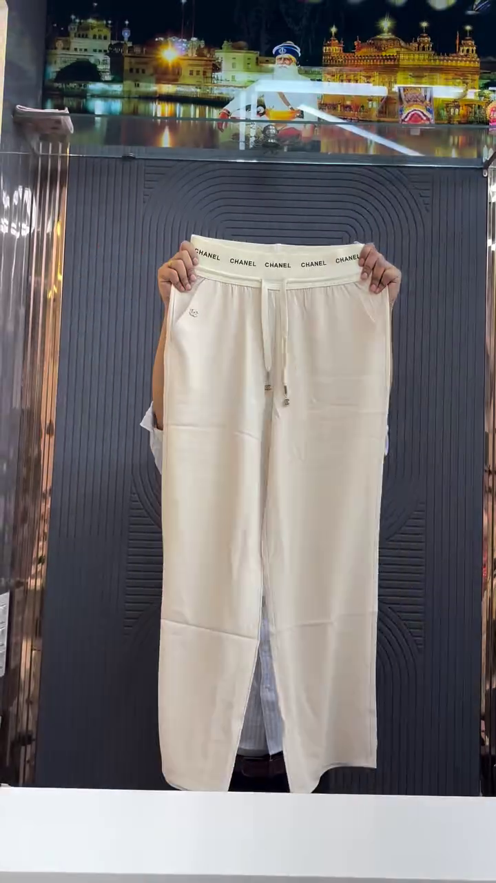 Nylon drawstring trousers - Image 5