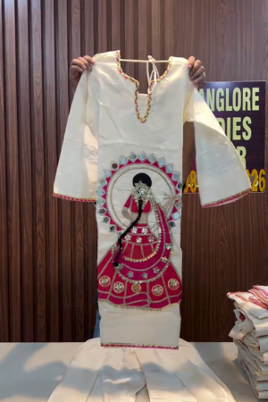 WHITE DOLL DESIGN FARSHI SALWAR SUIT