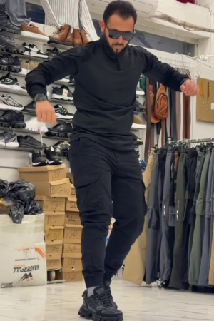 Men Mid-Rise Cargo Joggers