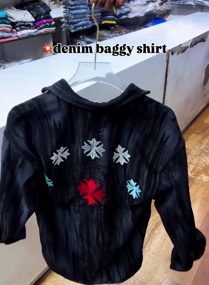 Men's Premium Multicolour Artistic Textured Shirt - Image 3