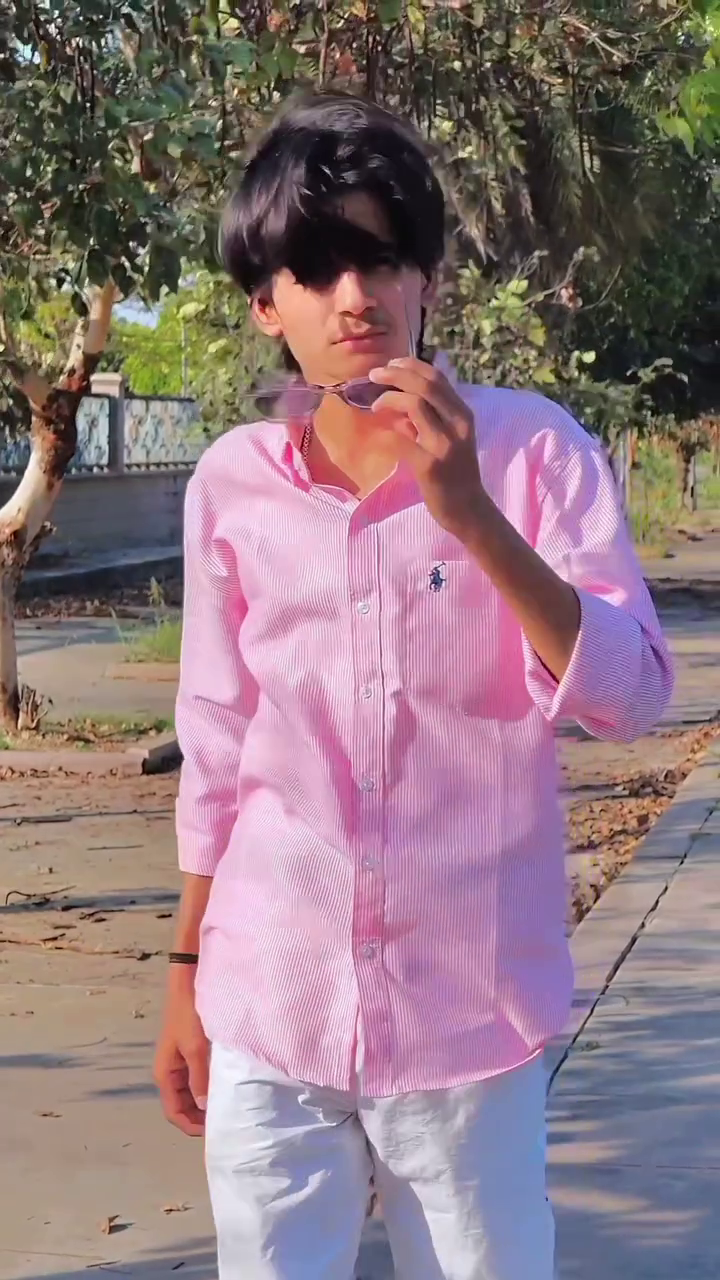 Men Pink & White Striped Cotton Casual Shirt
